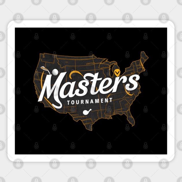 masters golf competition Magnet by CreationArt8